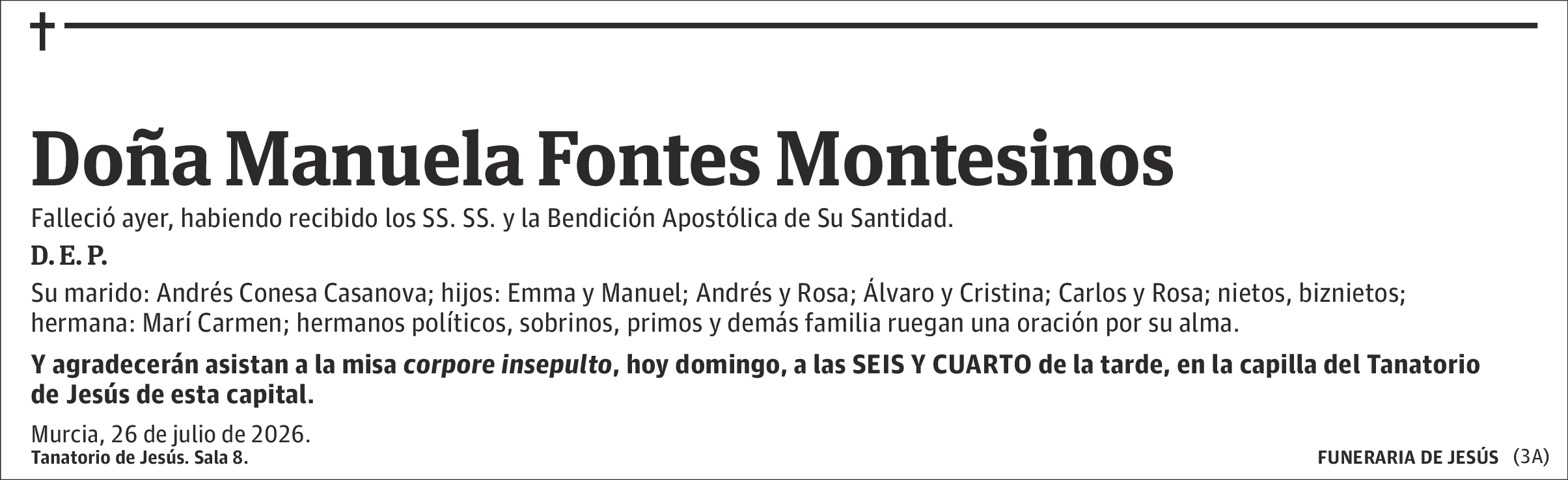 Manuela Fontes Montesinos