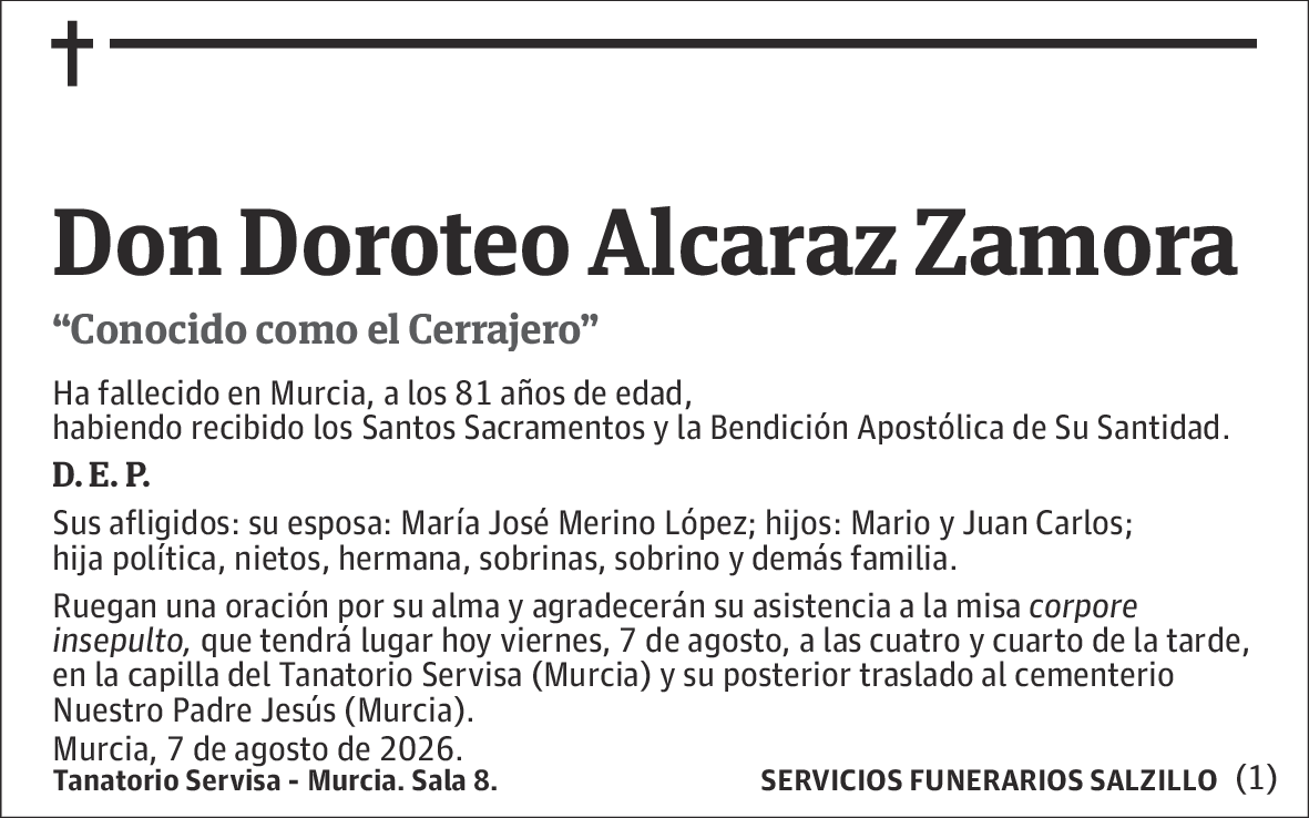 Doroteo Alcaraz Zamora