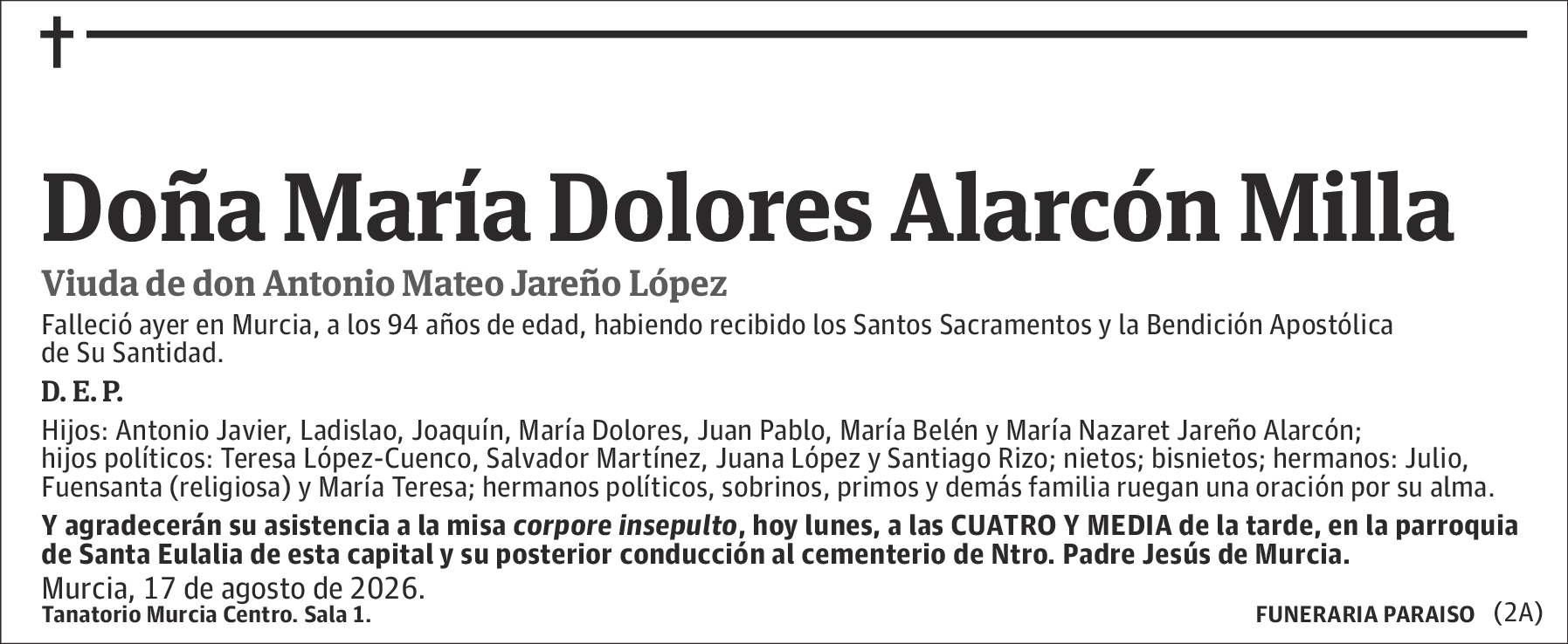 María Dolores Alarcón Milla
