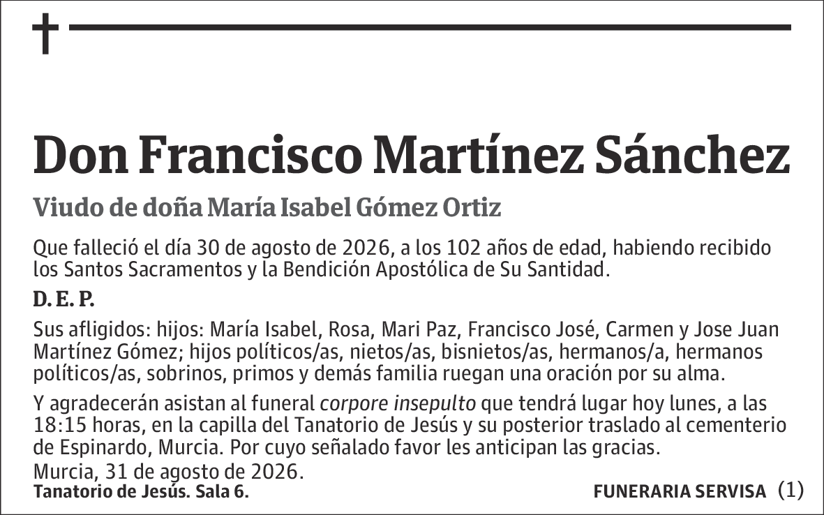 Francisco Martínez Sánchez