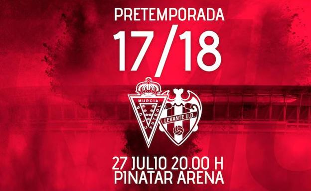 El Real Murcia se enfrentará al Levante en pretemporada