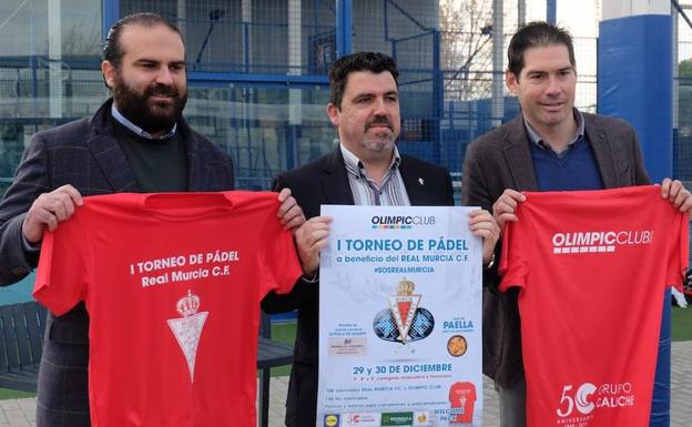 El Olímpic Club organiza un torneo benéfico de pádel para ayudar al Real Murcia