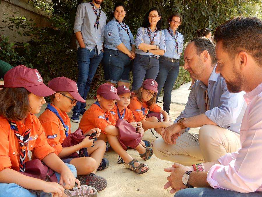 La Comunidad promociona el Año Santo de Caravaca de la Cruz en los dos principales eventos del movimiento scout de este verano