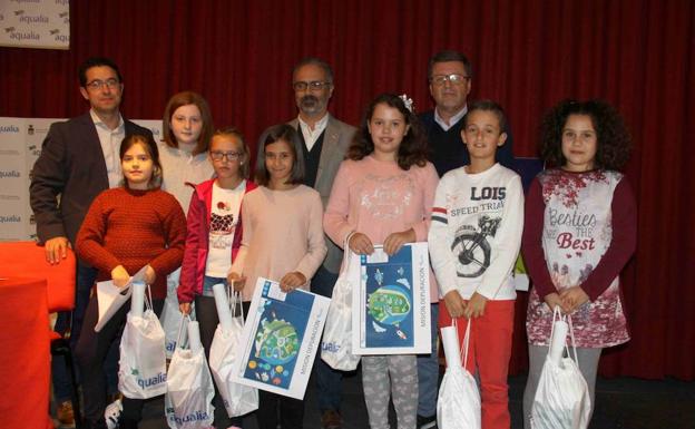 Siete escolares caravaqueños, premiados en el concurso del ‘Día Mundial del Agua’