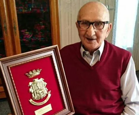 Juan Aznar, caravaqueño superviviente de Mauthausen en la II Guerra Mundial, recibe el homenaje de su ciudad natal