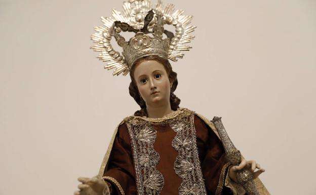 La exposición 'Místicos' albergará una talla de la Virgen del Carmen atribuida a Salzillo