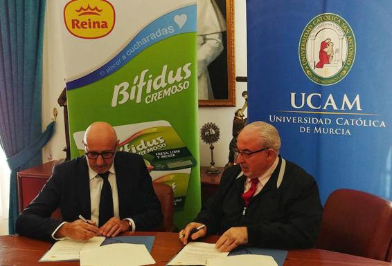 Reina y la UCAM ponen en marcha la cátedra de «Innovación en Productos Lácteos»