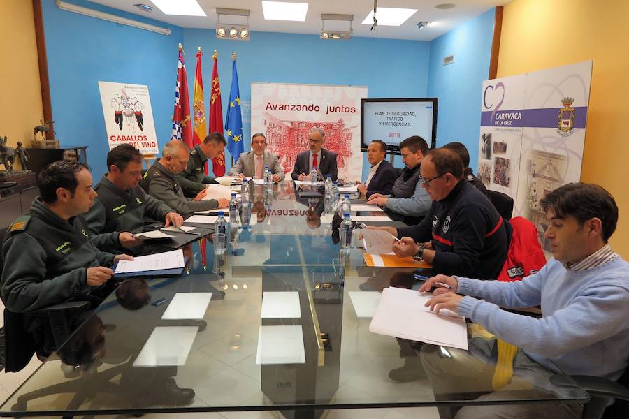 La Junta Local de Seguridad coordina los dispositivos de las fiestas patronales de Caravaca