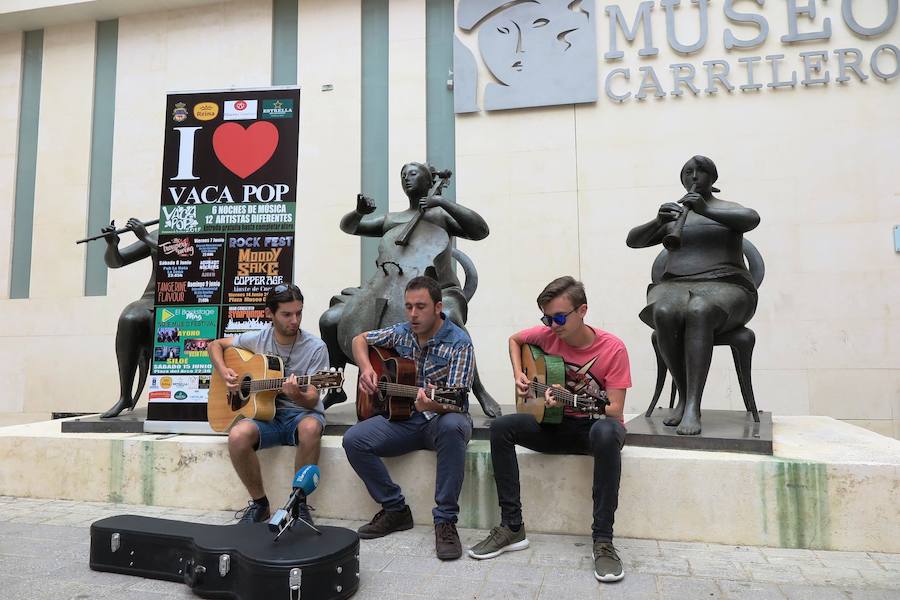 El festival 'Vaca Pop' trae seis noches de música en directo, con 12 bandas en distintos escenarios
