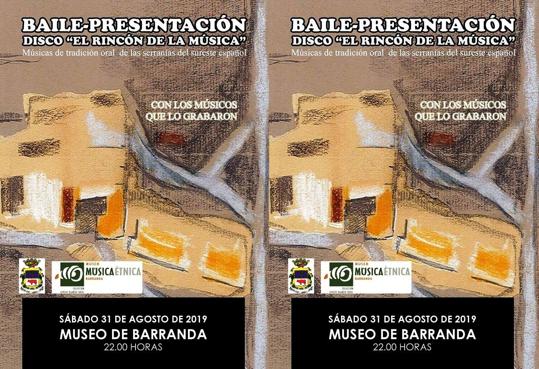 El Museo de la Música de Barranda acoge este sábado la presentación del disco 'El Rincón de la Música'