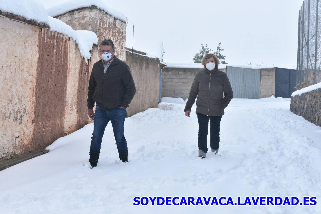 NIEVE EN EL MORAL Y EL MORALEJO - CARAVACA