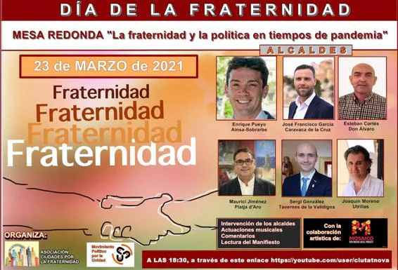 El alcalde de Caravaca participa en la Mesa Redonda «La fraternidad y la política en tiempos de pandemia»
