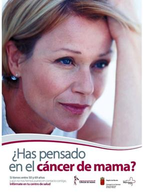 La campaña para la prevención del cáncer de mama se realizará del 30 de marzo al 7 de mayo en Caravaca