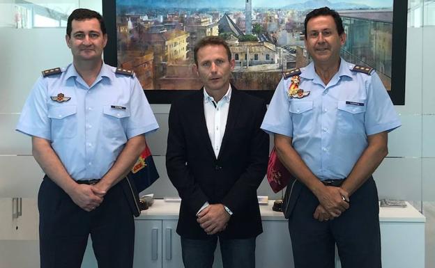 Primera visita del nuevo coronel director de la AGA a Torre Pacheco