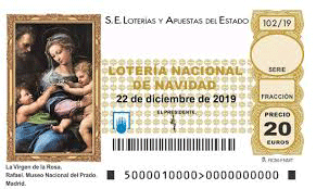 Décimo de la Lotería de Navidad 2019