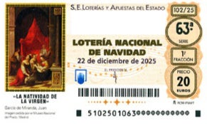 Décimo de la Lotería de Navidad