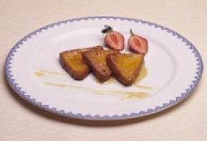 Torrijas al vino dulce