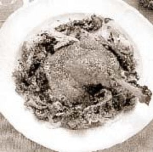 Confit de pato con patata y berza