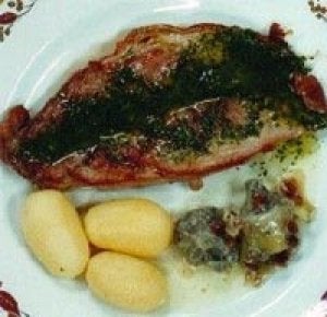 Solomillo con berros