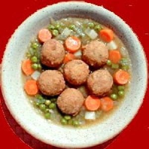 Albóndigas a la jardinera