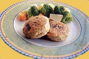 Hamburguesas de pavo con manzana