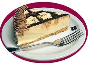 Tarta de queso y café