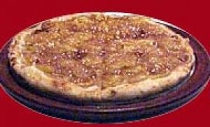 Pizza dulce de plátano