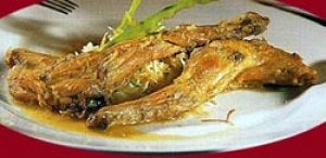 Conejo escabechado con mostaza