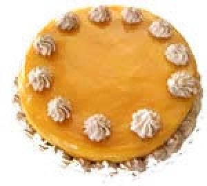 Tarta de pralinéy yema