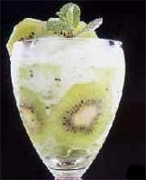 Sorbete de kiwi