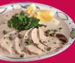 Redondo de ternera con salsa de atún