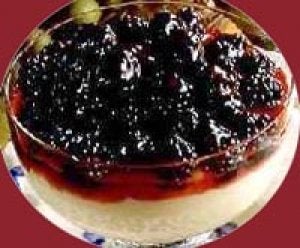 Copa de yogur y moras