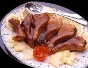 Costillas a la miel