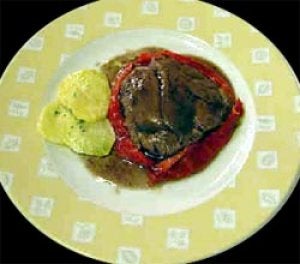 Carrilleras de ternera guisadas al vino tinto