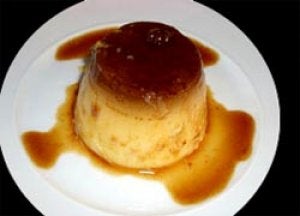 Flan de almendra