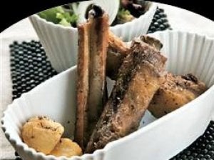 Costillas de cerdo al ast