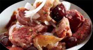 Guiso de cordero con aceitunas