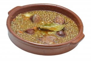 Lentejas bien cocidas