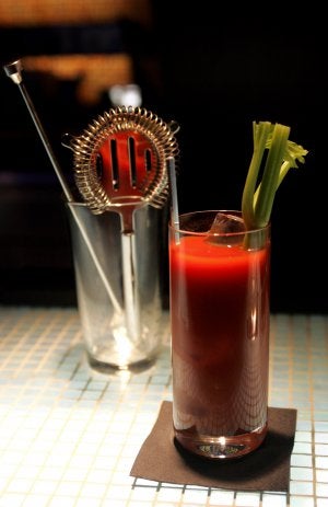 Bloody Mary con cuchara