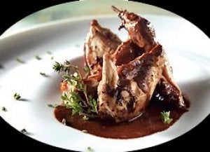 Codornices estofadas