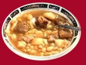 Judías con morcillo y patatas