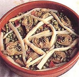 Menestra de cordero con setas