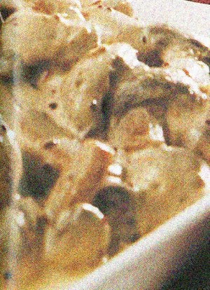 Ternera con champiñones y yogur