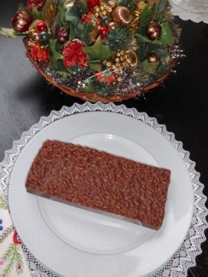 Turrón de chocolate casero