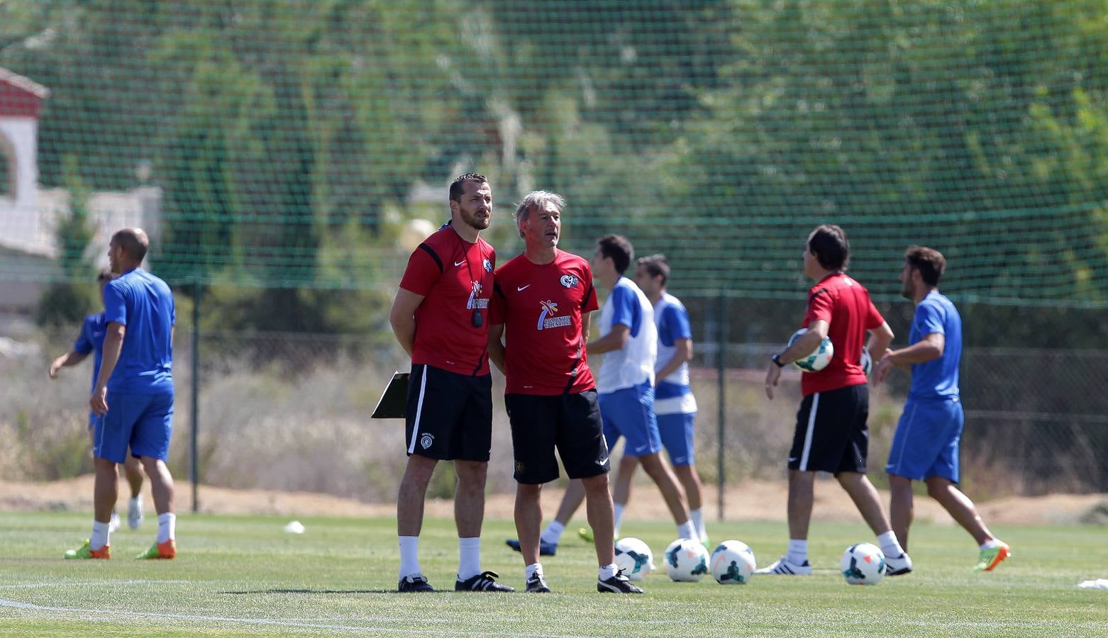 Primer entrenamiento de Jokanovic