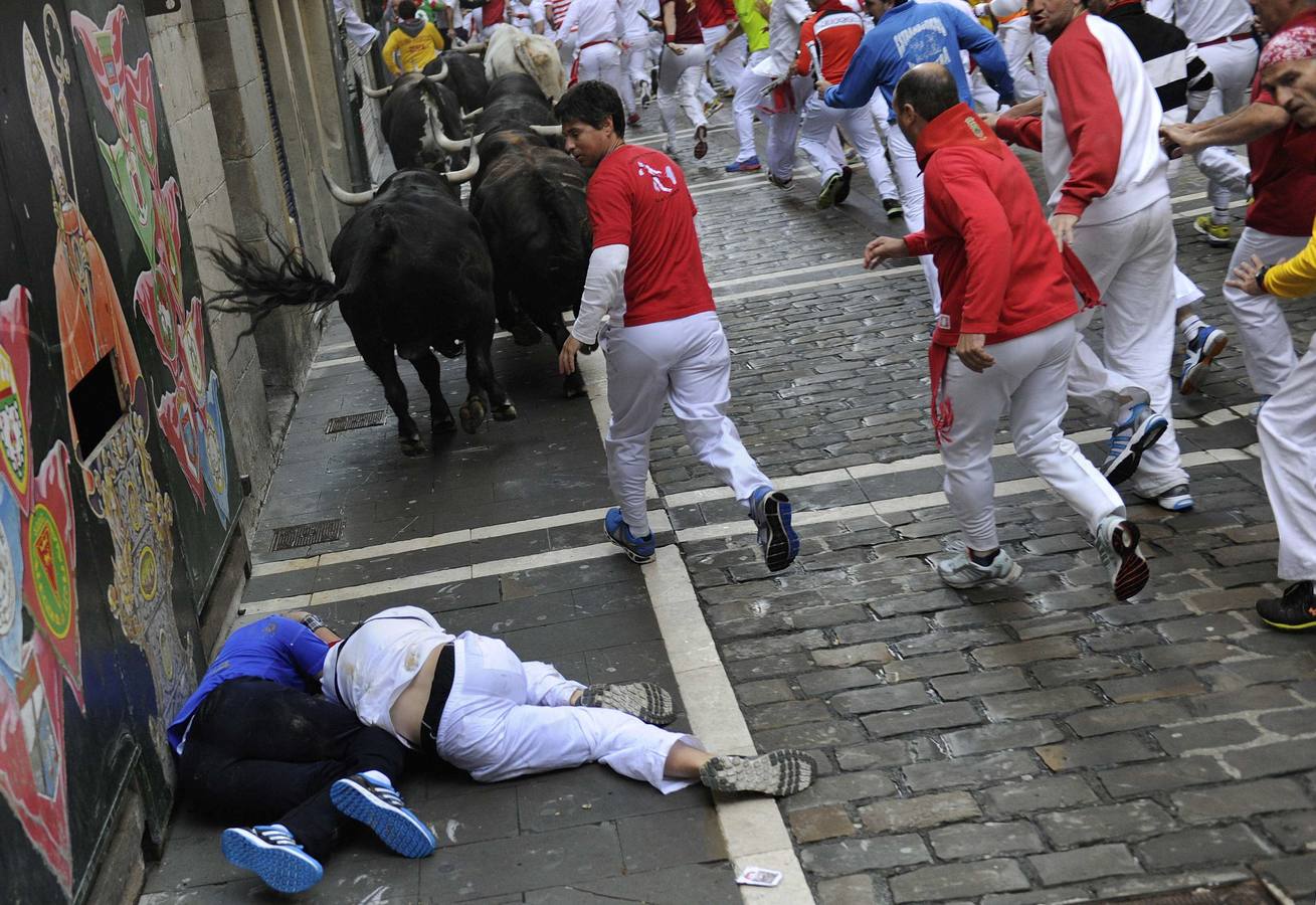 Sanfermines 2014: El segundo encierro, rápido y limpio