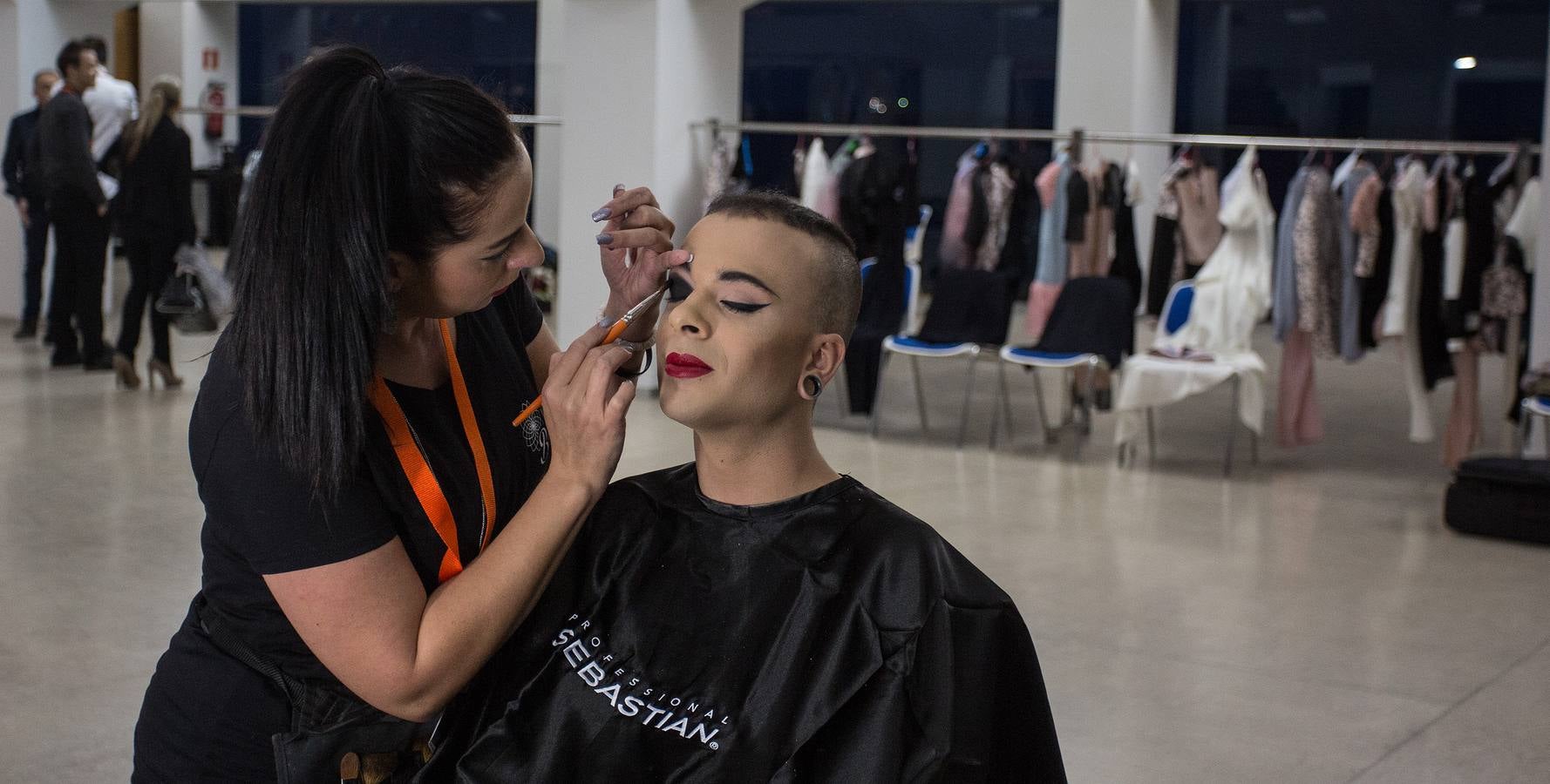 Backstage de las pasarelas del sábado en MFSA