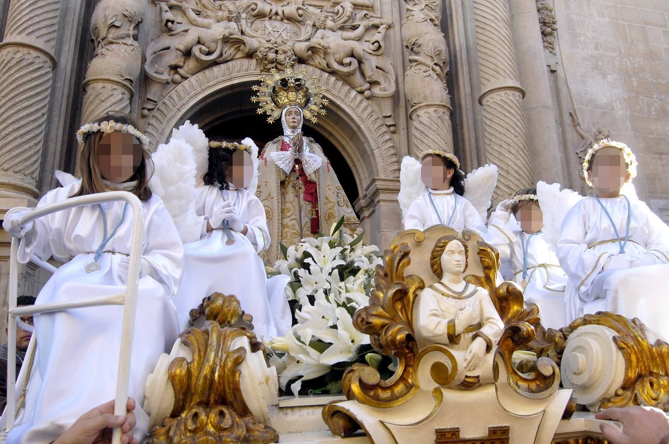 Procesión de la Virgen en Elche