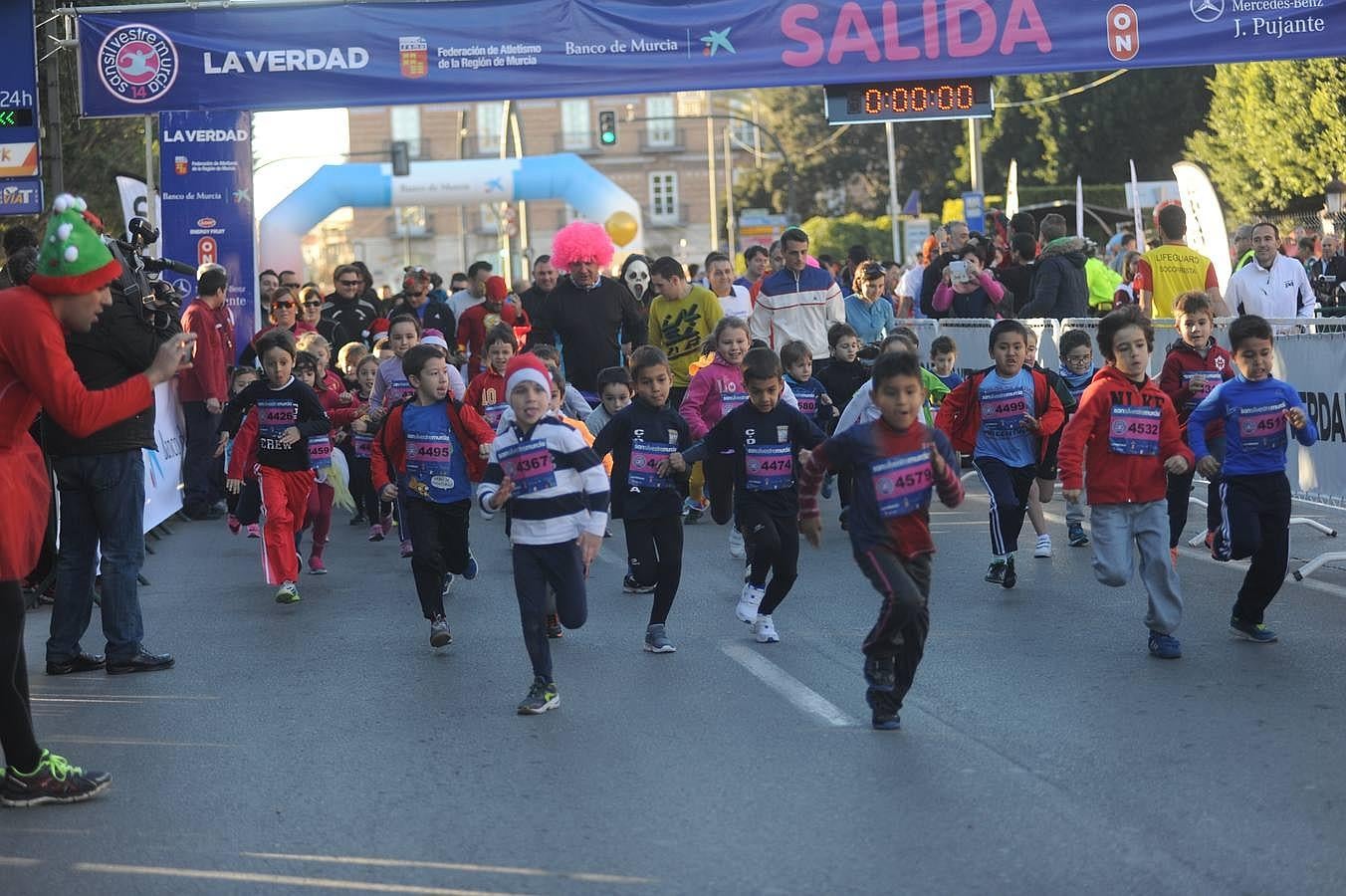 Los niños corren la San Silvestre de Murcia 2014