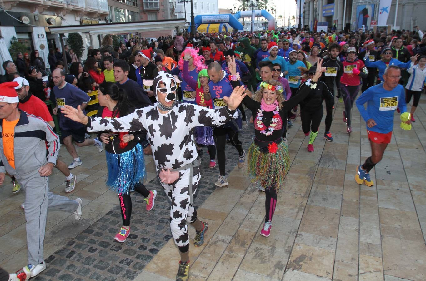 Salida de la San Silvestre de Cartagena